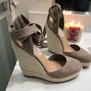 Steve Madden lace up wedges